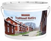 Svensk rød slamfarve - Traditionell Rödfärge - helmat - 10 l